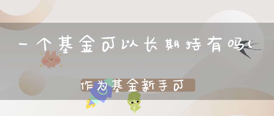 一个基金可以长期持有吗(作为基金新手可以长期持有一支基金吗)