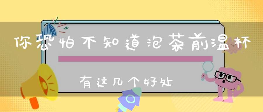 你恐怕不知道泡茶前温杯有这几个好处