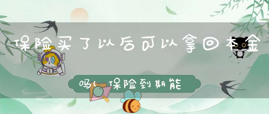 保险买了以后可以拿回本金吗(保险到期能退回本金吗)