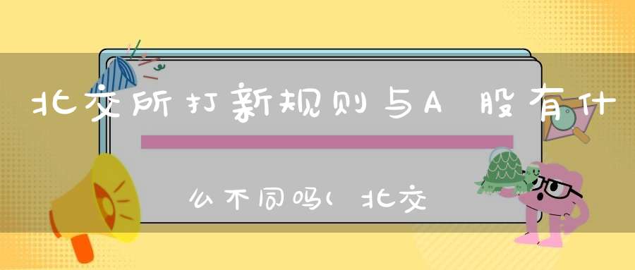 北交所打新规则与A股有什么不同吗(北交所新股申购规则是什么)