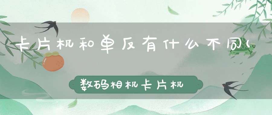 卡片机和单反有什么不同(数码相机卡片机【数码单反相机和卡片机的区别】)