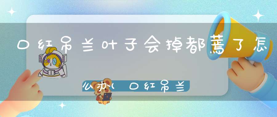 口红吊兰叶子会掉都蔫了怎么办(口红吊兰只用一招就疯长)