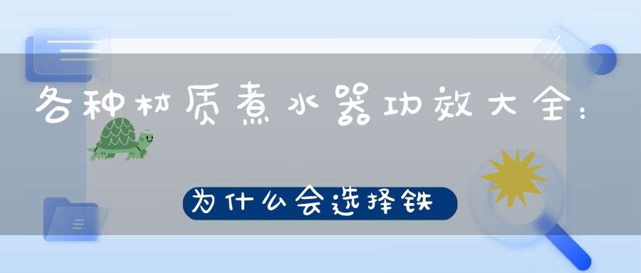 各种材质煮水器功效大全：为什么会选择铁壶