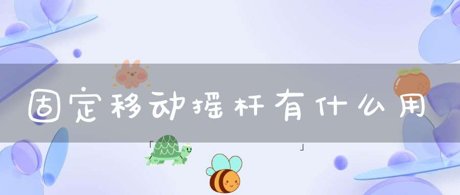 固定移动摇杆有什么用