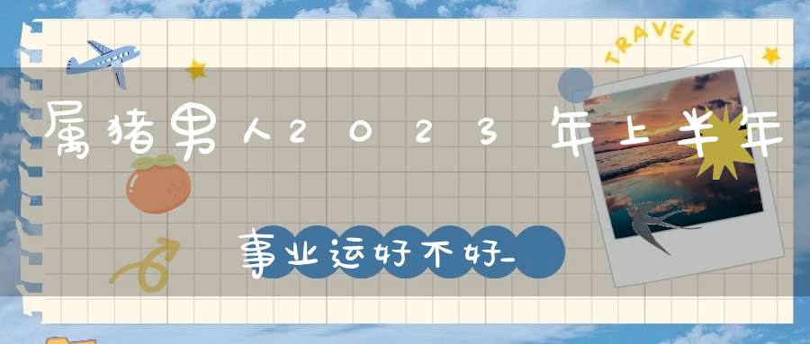 属猪男人2023年上半年事业运好不好_职场上风生水起