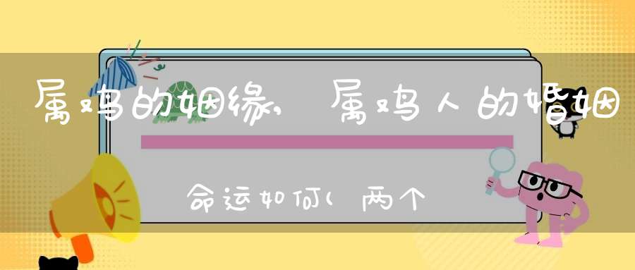 属鸡的姻缘,属鸡人的婚姻命运如何(两个属鸡的人结婚婚姻怎样属鸡的命运与婚姻)