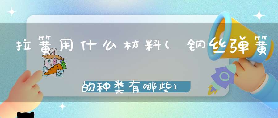 拉簧用什么材料(钢丝弹簧的种类有哪些)