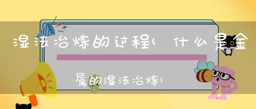 湿法冶炼的过程(什么是金属的湿法冶炼)