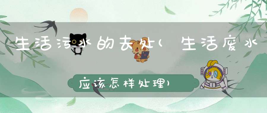 生活污水的去处(生活废水应该怎样处理)