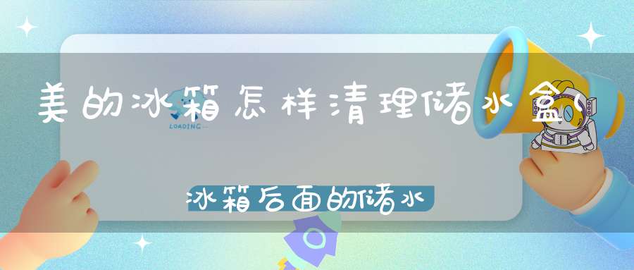 美的冰箱怎样清理储水盒(冰箱后面的储水盒怎么取出来)