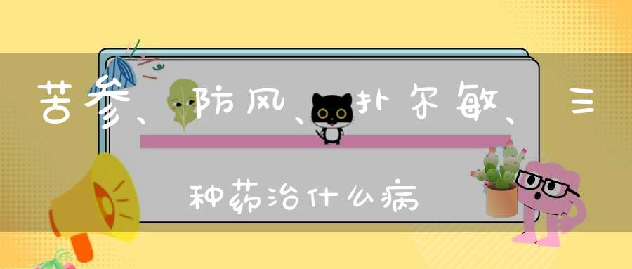 苦参、防风、扑尔敏、三种药治什么病