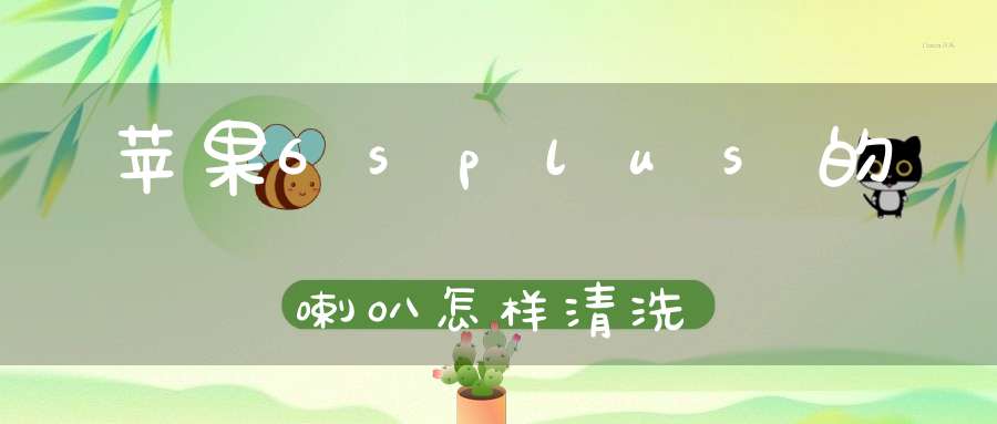 苹果6splus的喇叭怎样清洗