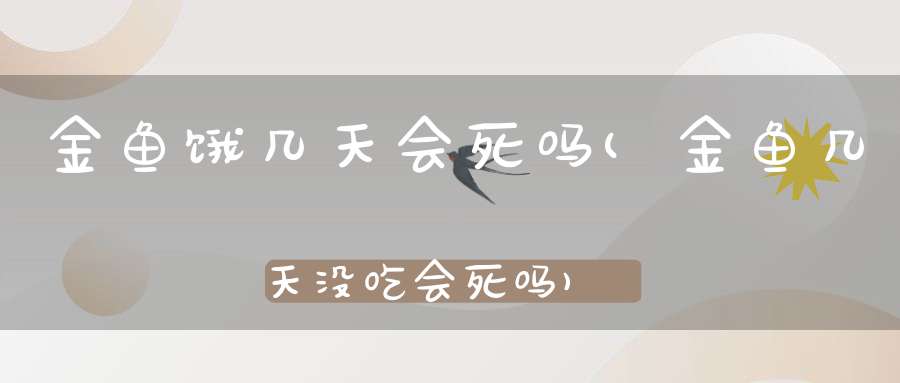 金鱼饿几天会死吗(金鱼几天没吃会死吗)