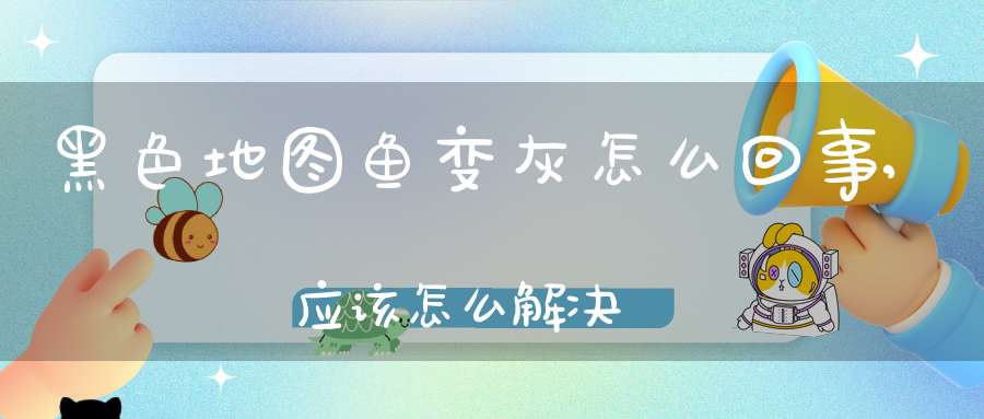 黑色地图鱼变灰怎么回事,应该怎么解决