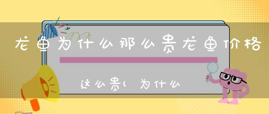 龙鱼为什么那么贵龙鱼价格这么贵(为什么龙鱼价格那么高龙鱼的种类)